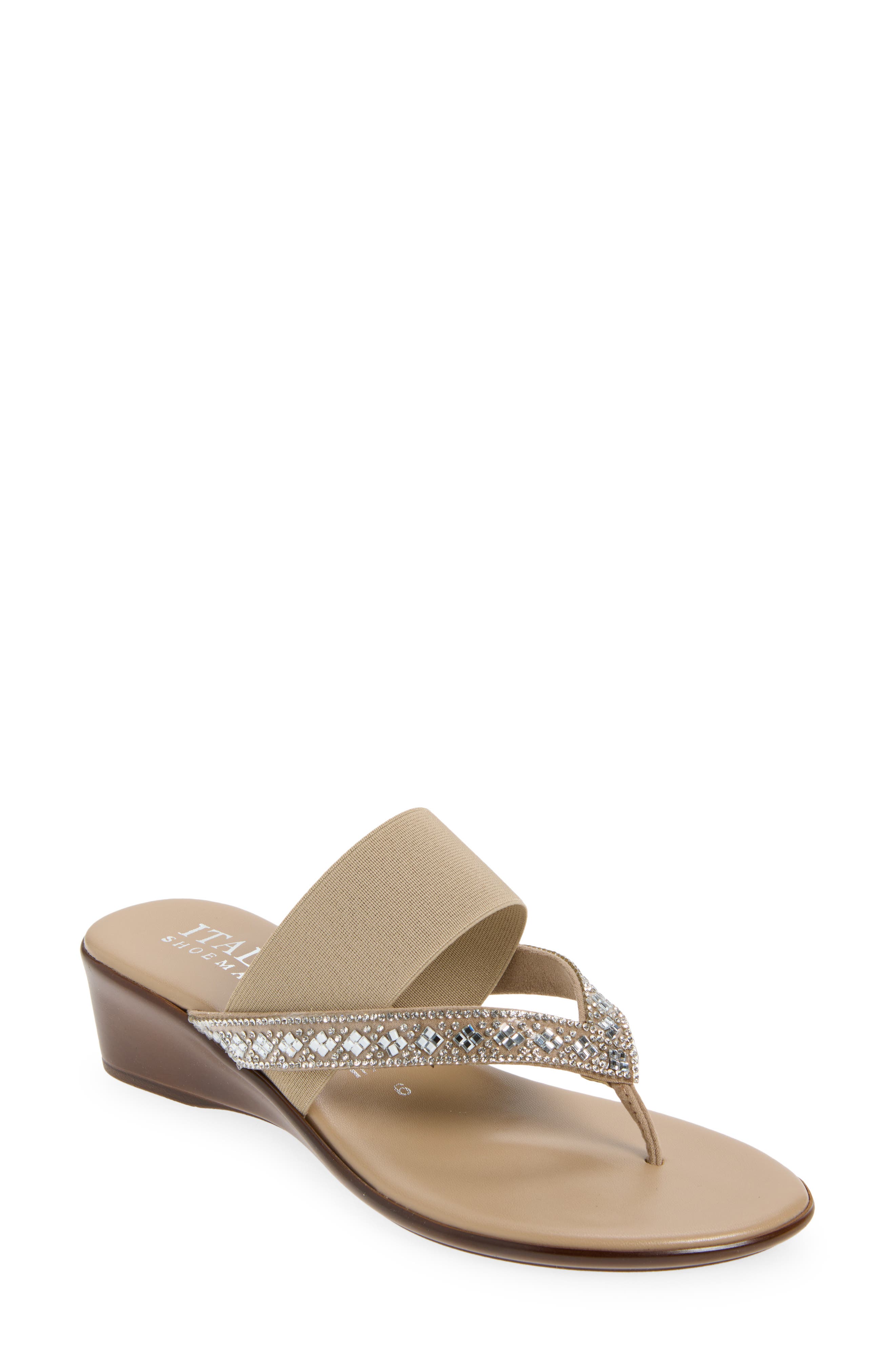 ITALIAN SHOEMAKERS Calver Wedge Sandal