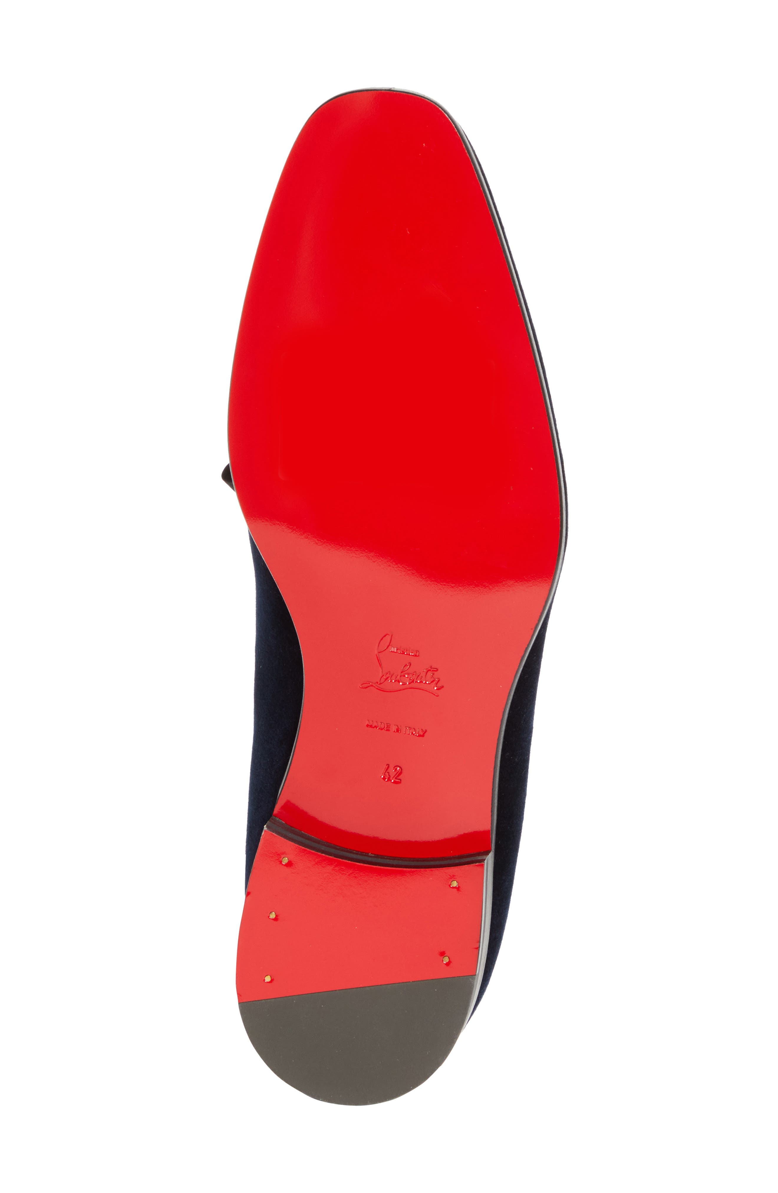 Christian Louboutin December First Bow Loafer, Alternate, color, Last Night/ Black