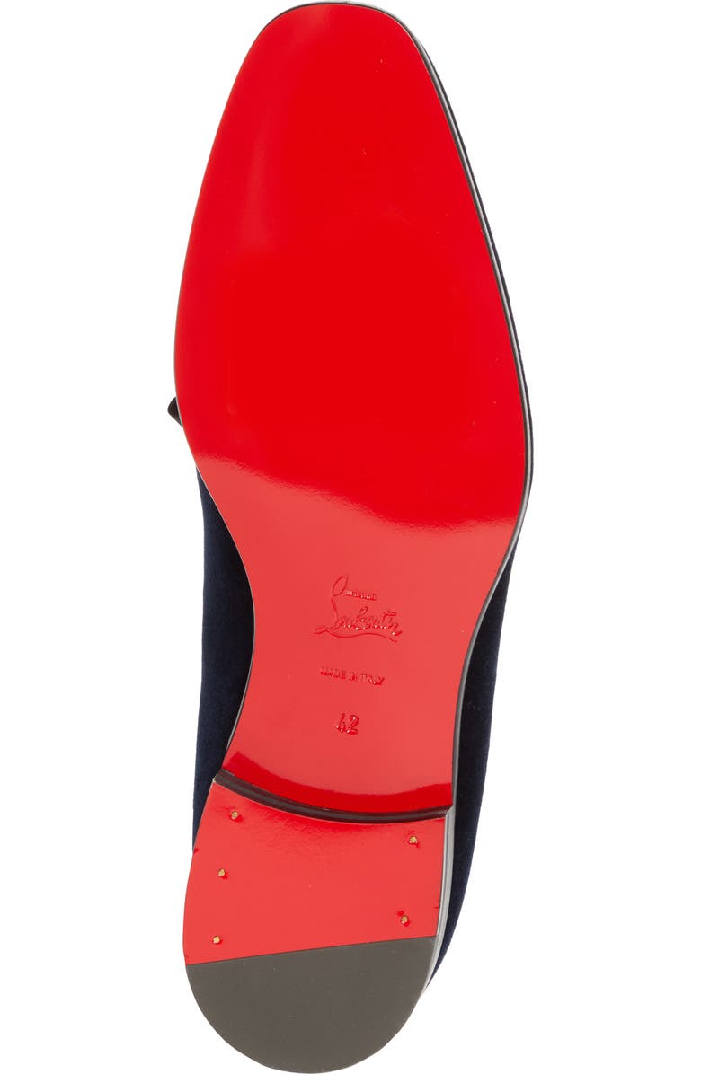 Christian Louboutin December First Bow Loafer, Alternate, color, Last Night/ Black