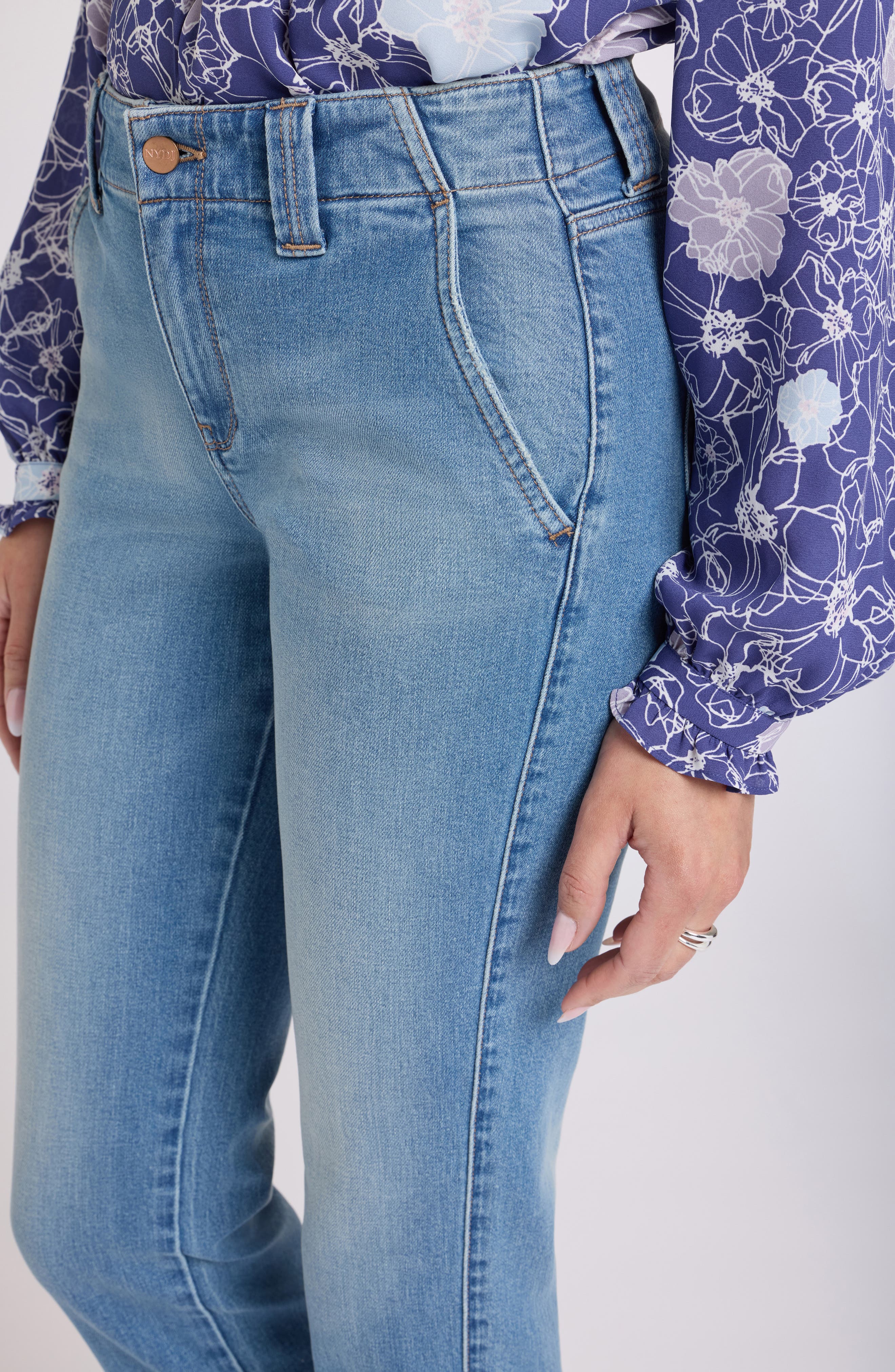 NYDJ Sheri Slant Pocket Ankle Slim Jeans (Women) | Nordstrom