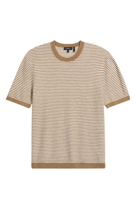 Kolben Stripe Linen & Cotton Blend T-Shirt