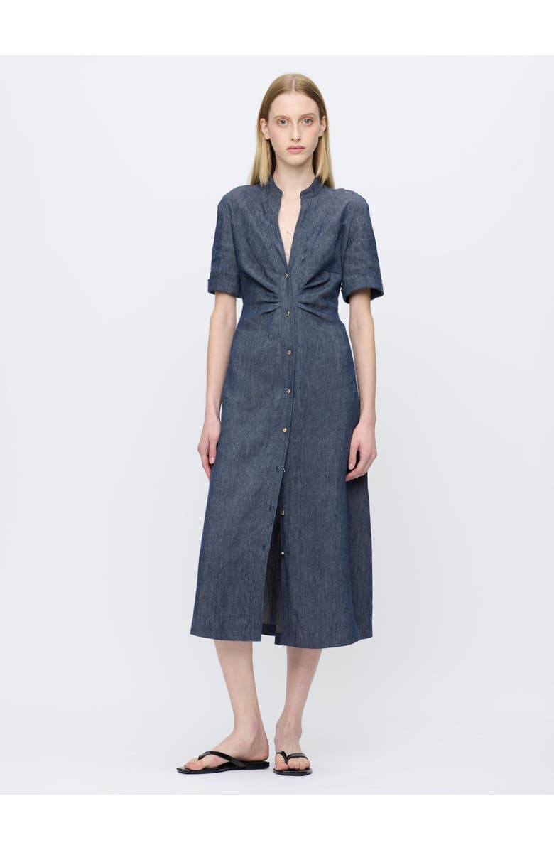 Callas Milano Noor A-Line Shirtdress, Alternate, color, Indigo Blue