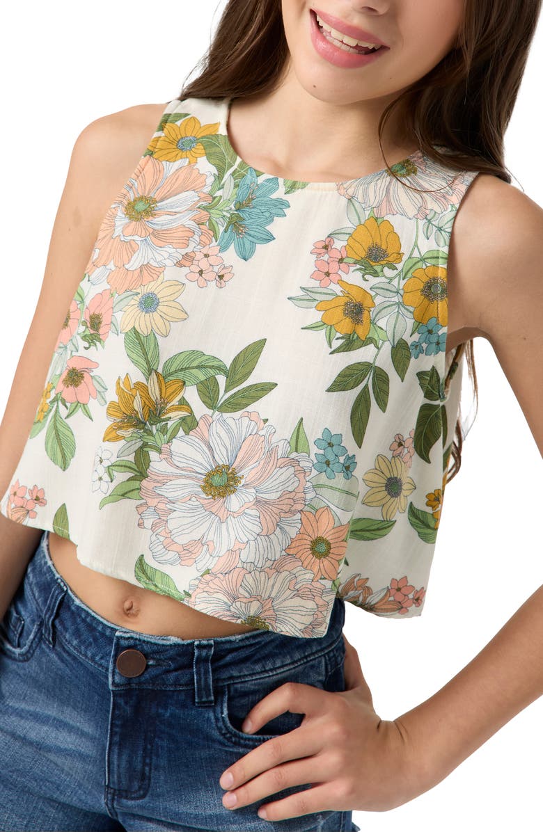 O'Neill Kids' Haisley Floral Sleeveless Top, Alternate, color, 