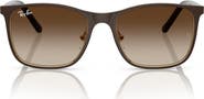 Ray-Ban 48mm Gradient Square Sunglasses