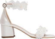 Forever & Always Shoes Dana Lace  Bridal Low Heel Sandals