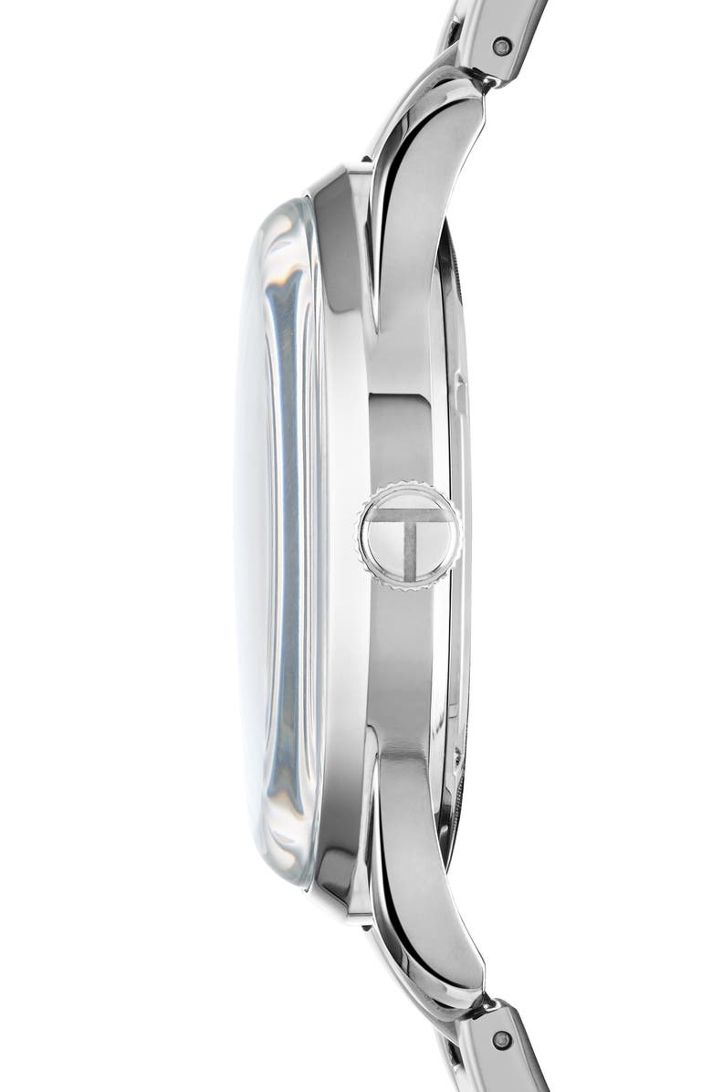 Ted Baker Leytonn Bracelet Watch, 40mm, Alternate, color, Silver/ White/ Silver