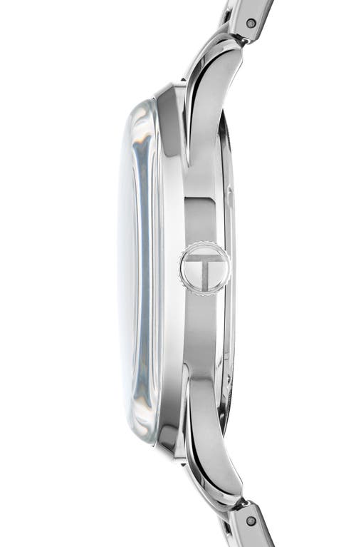 Shop Ted Baker Leytonn Bracelet Watch, 40mm In Silver/white/silver