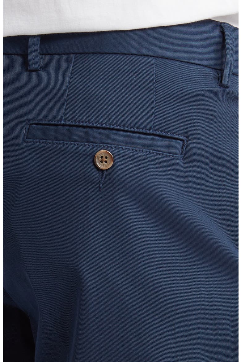 Stretch Cotton & Silk Shorts, Alternate, color, MIDNIGHT