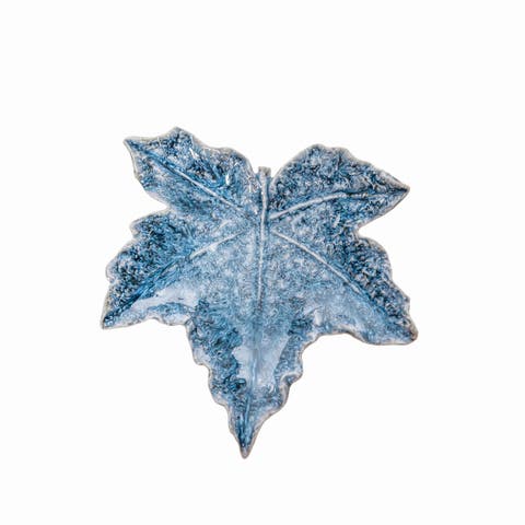 Blue Leaf Plate