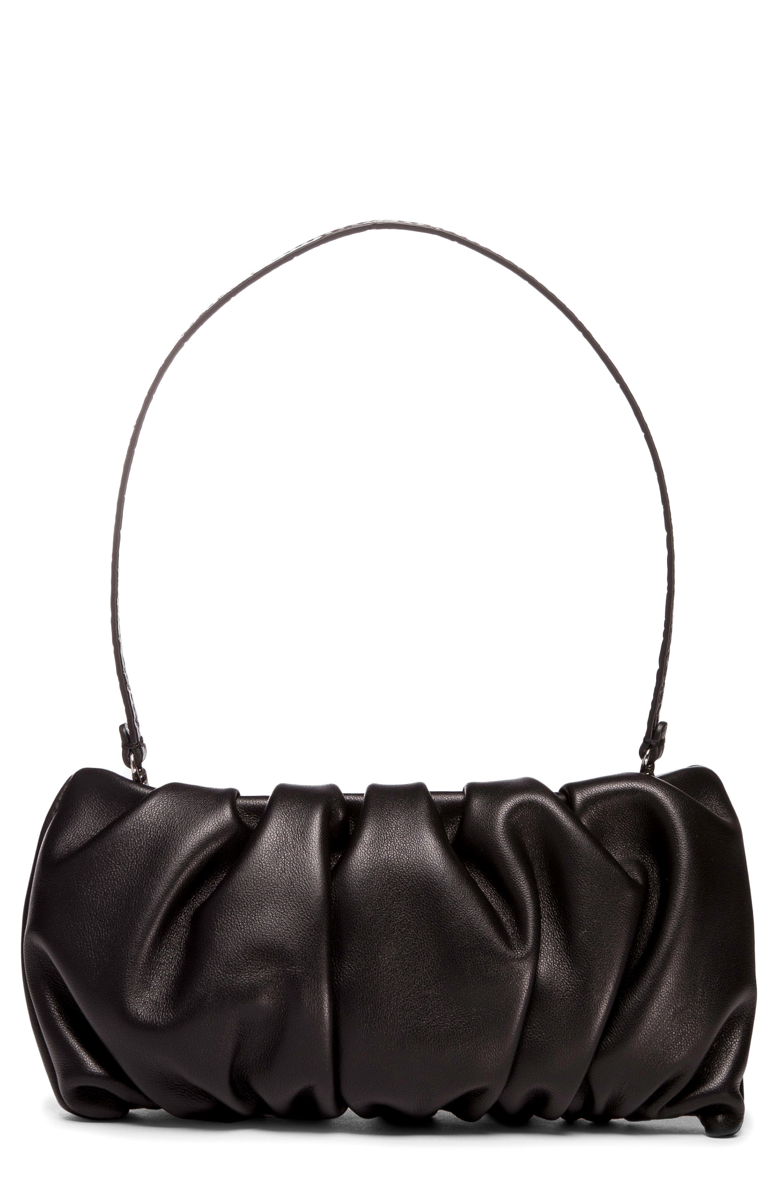 STAUD Bean Leather Clutch, Main, color, 