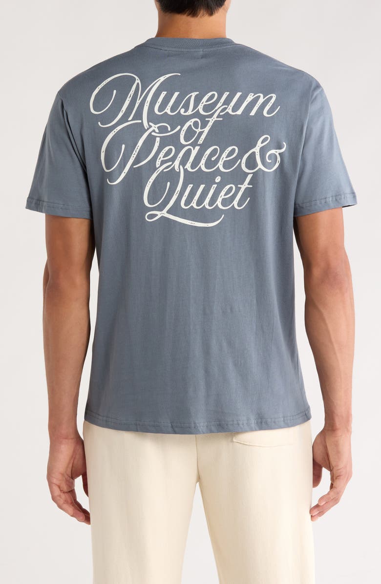 Museum of Peace & Quiet Scribe Graphic T-Shirt, Alternate, color, Slate