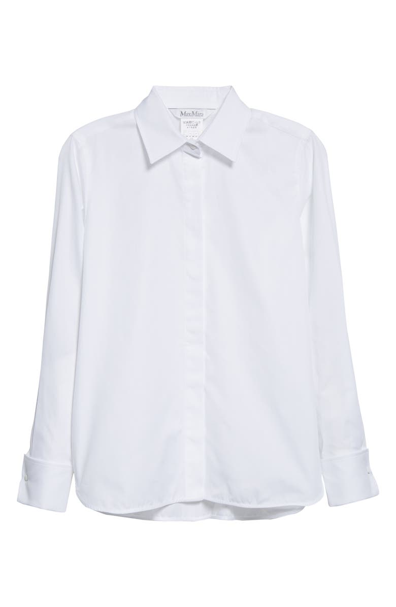 Max Mara Women's Palmizi Cotton Oxford Shirt, Alternate, color, 