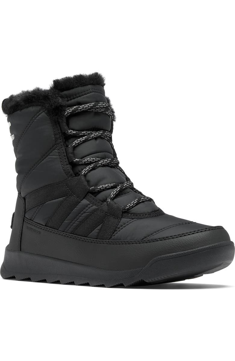 SOREL Whitney II Waterproof Snow Boot, Main, color, Black/ Quarry