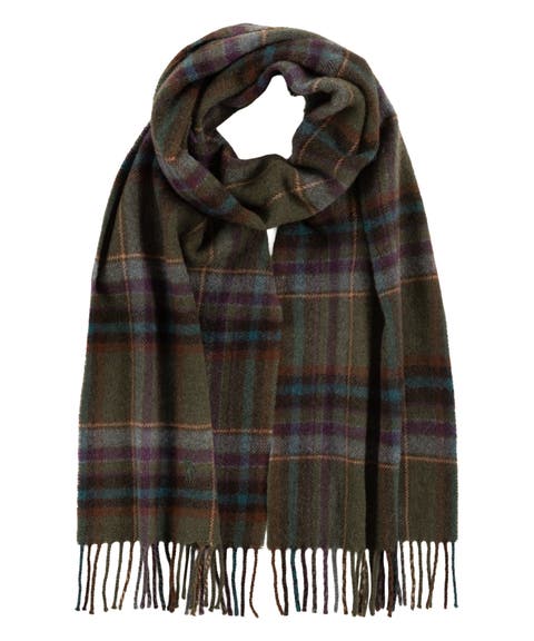 Recycled Classic Plaid Scarf
