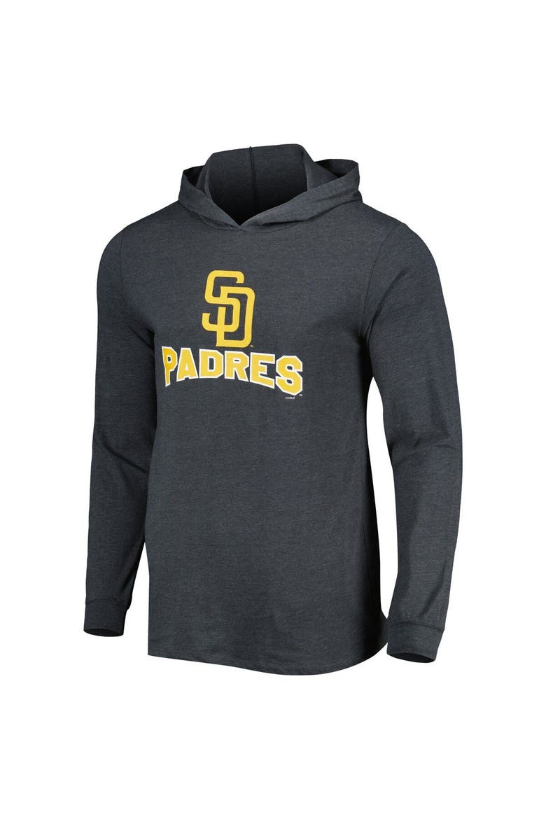 Men's Concepts Sport Heather Brown/Heather Charcoal San Diego Padres Meter Hoodie & Joggers Set, Alternate, color, Brown
