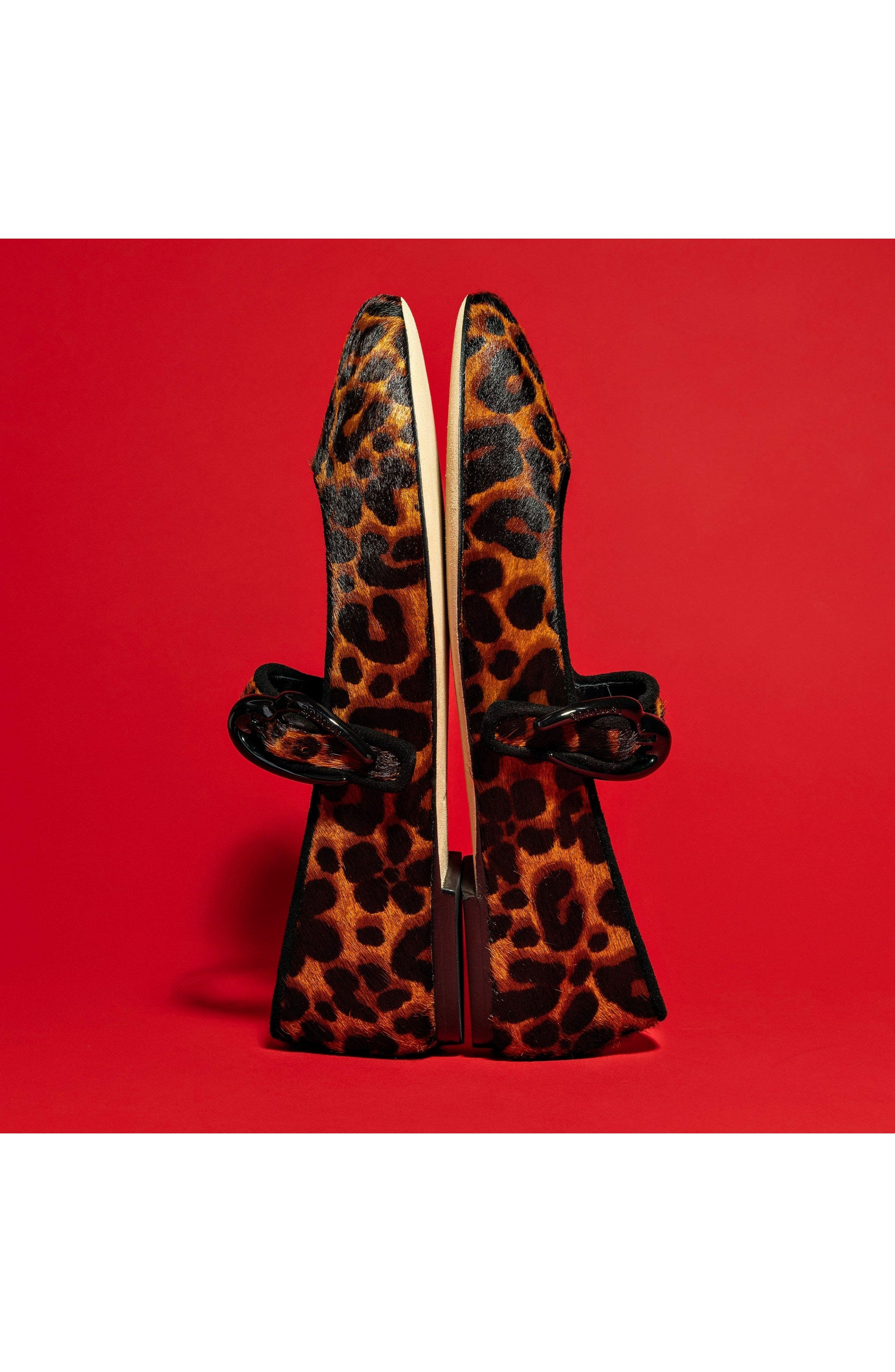 Larroudé Verona Ballet Flat, Alternate, color, Leopard