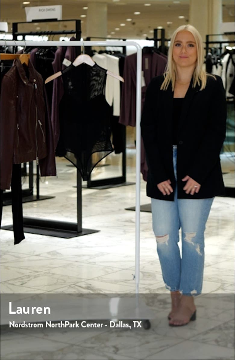 Nichol Mix Media Mesh Bodysuit, sales video thumbnail