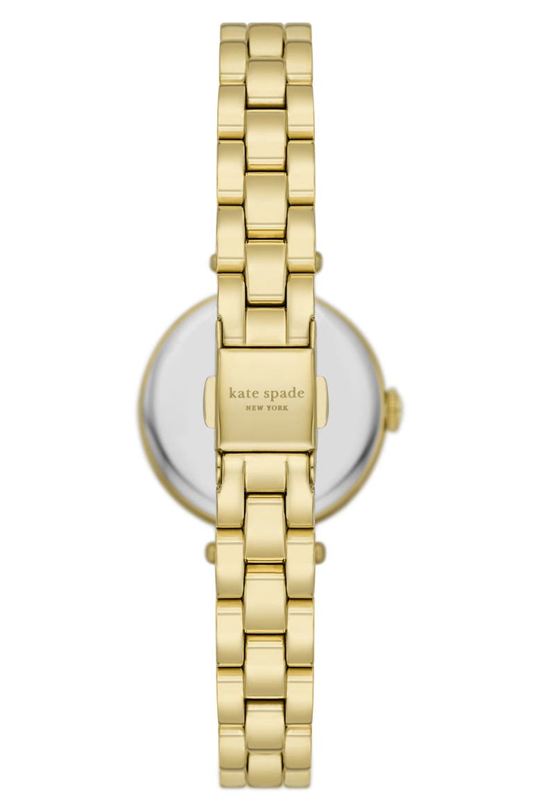 holland bracelet watch, 28mm, Alternate, color, BLACK/ GOLD