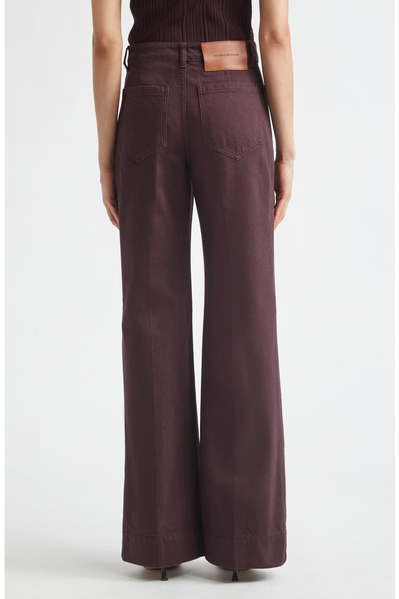 Alina High Waist Wide Leg Jeans, Alternate, color, ACAI