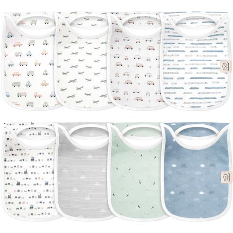 8-Pack Hallo Drool Bibs