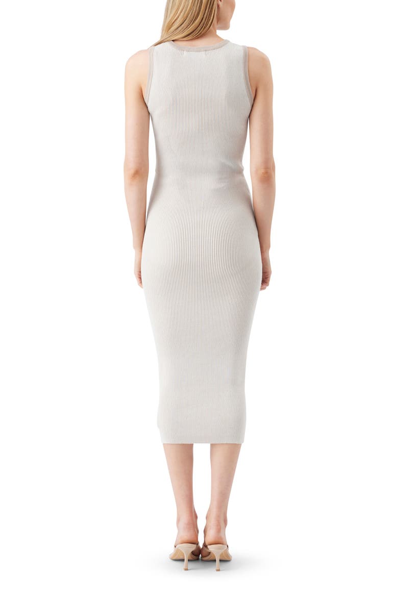 Noa Rib Knit Nursing Dress, Alternate, color, Natural / Taupe