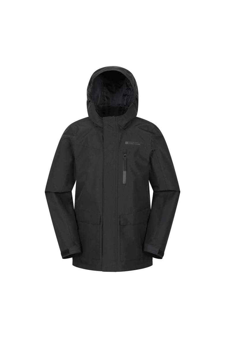 Childrens/Kids Noah Waterproof Jacket, Main, color, Black