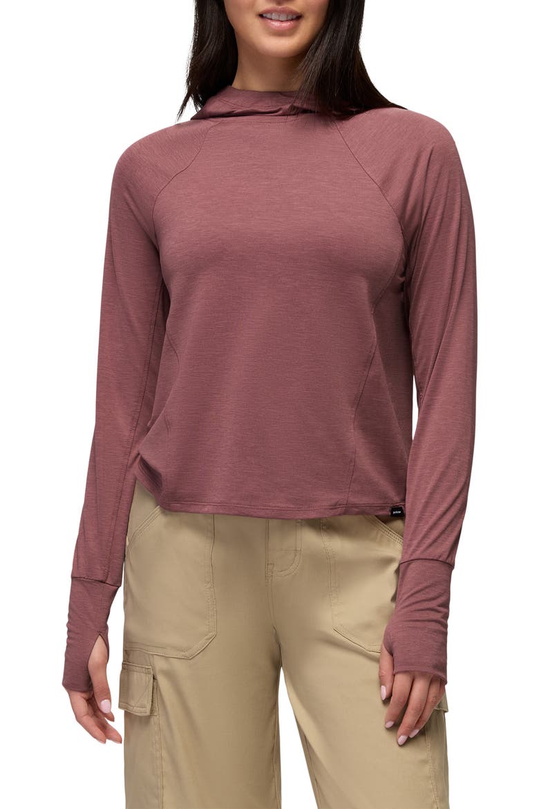 Sol Searcher UPF 50 Sun Hoodie, Main, color, NEWBERRY