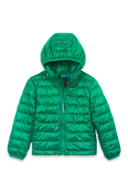 Primary Kids Lightweight Puffer Jacket In Green