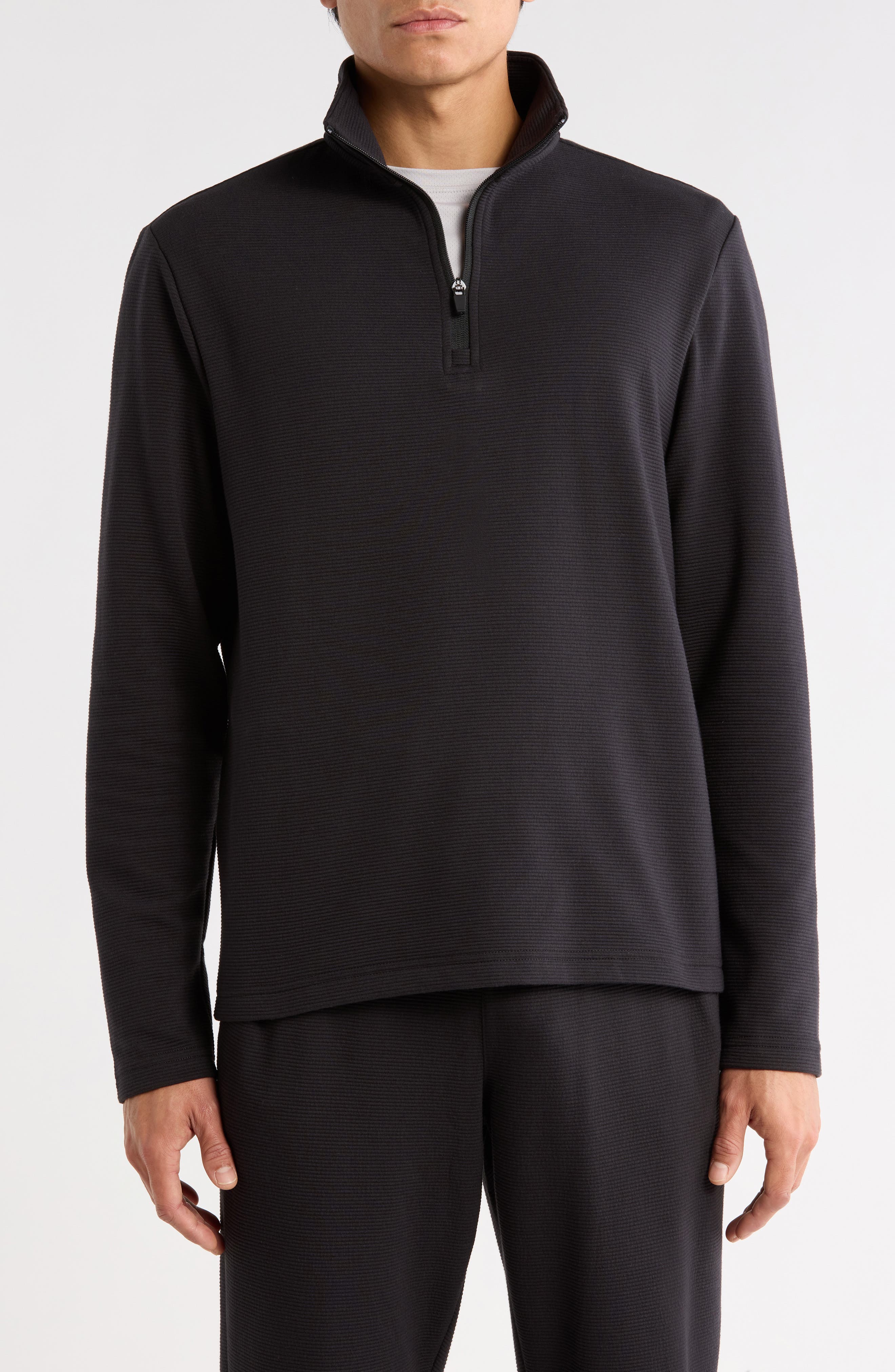 Z by Zella Cascade Ottoman Quarter Zip Sweatshirt