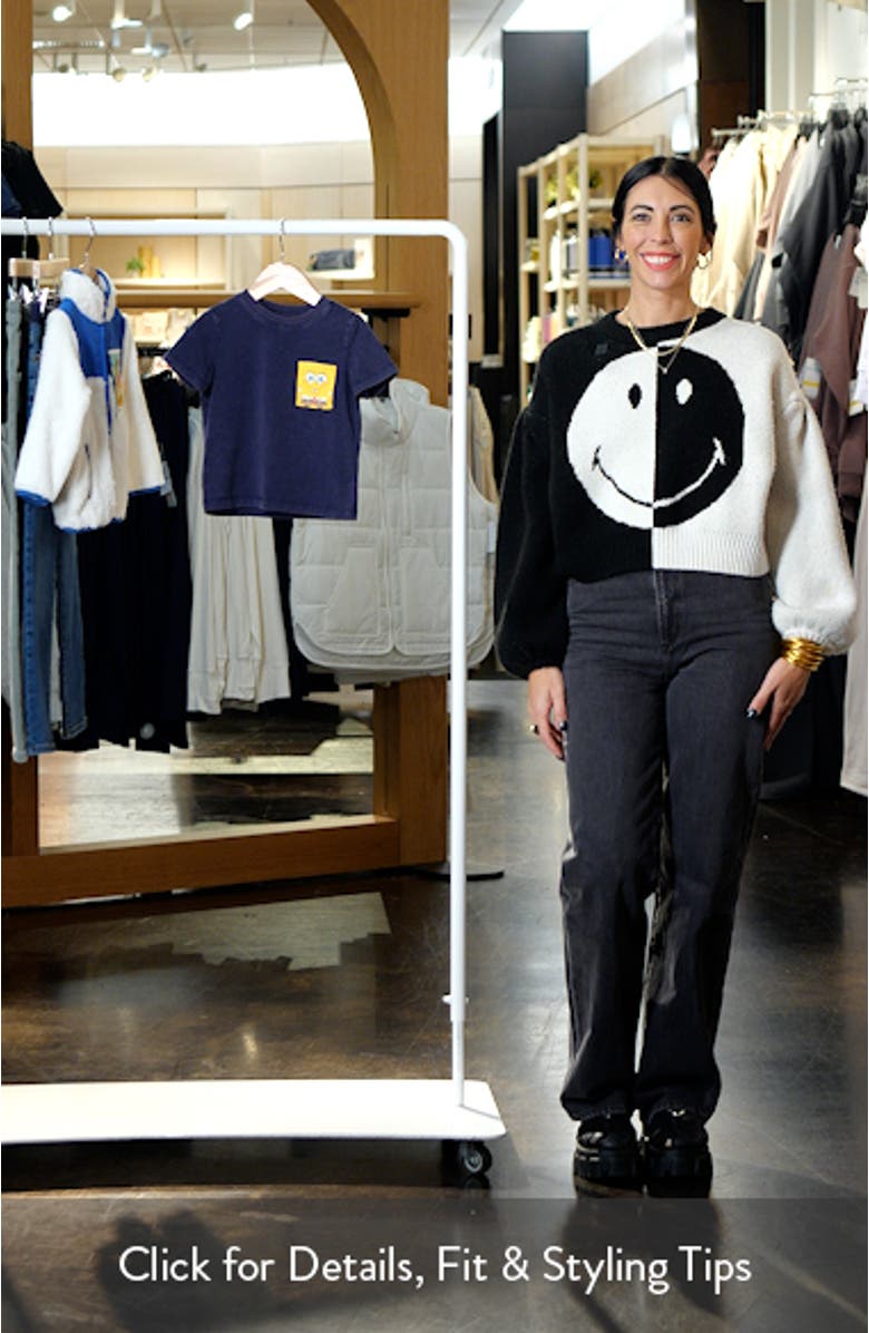 Kids' SpongeBob SquarePants<sup>™</sup> Acid Wash Patch Pocket T-Shirt, sales video thumbnail