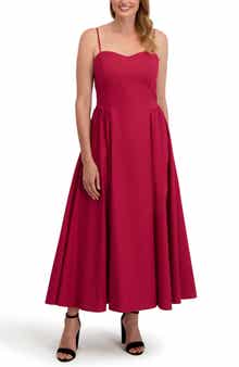 Laundry by Shelli Segal Olivia Sweetheart Midi Dress