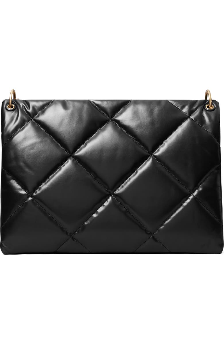 Tory Burch Kira Diamond Quilted Leather Hobo Bag, Alternate, color,