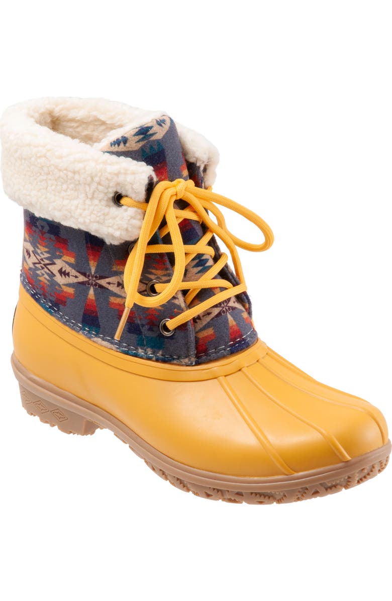 Pendleton Faux Shearling Lined Waterproof Duck Boot, Main, color,
