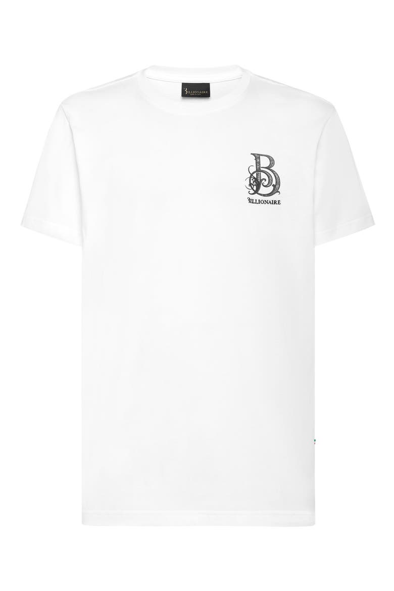 T-Shirt Round Neck Men, Main, color, white