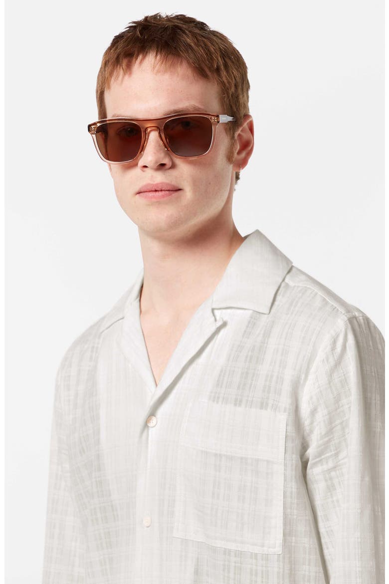Classic Fit Cotton Voile Button-Up Shirt, Alternate, color, SWAN
