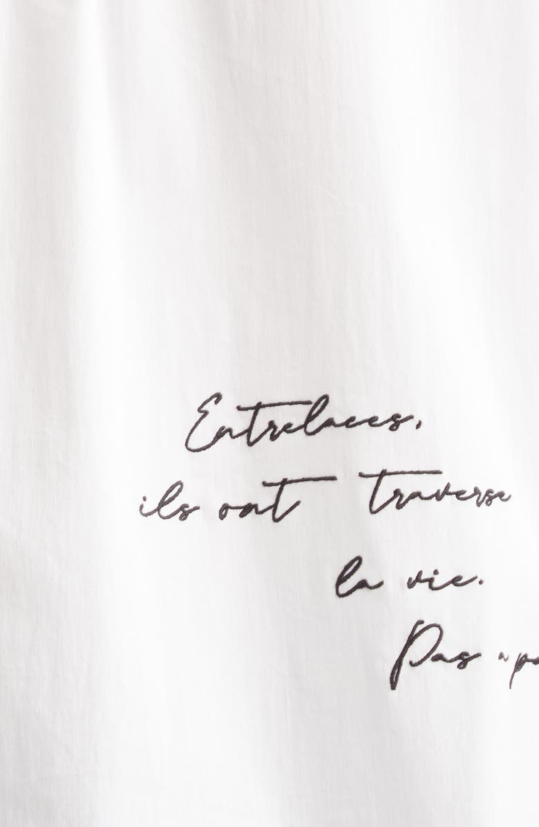 Cinq à Sept Kandice Mon Amour Embroidered Woven Shirt, Alternate, color,