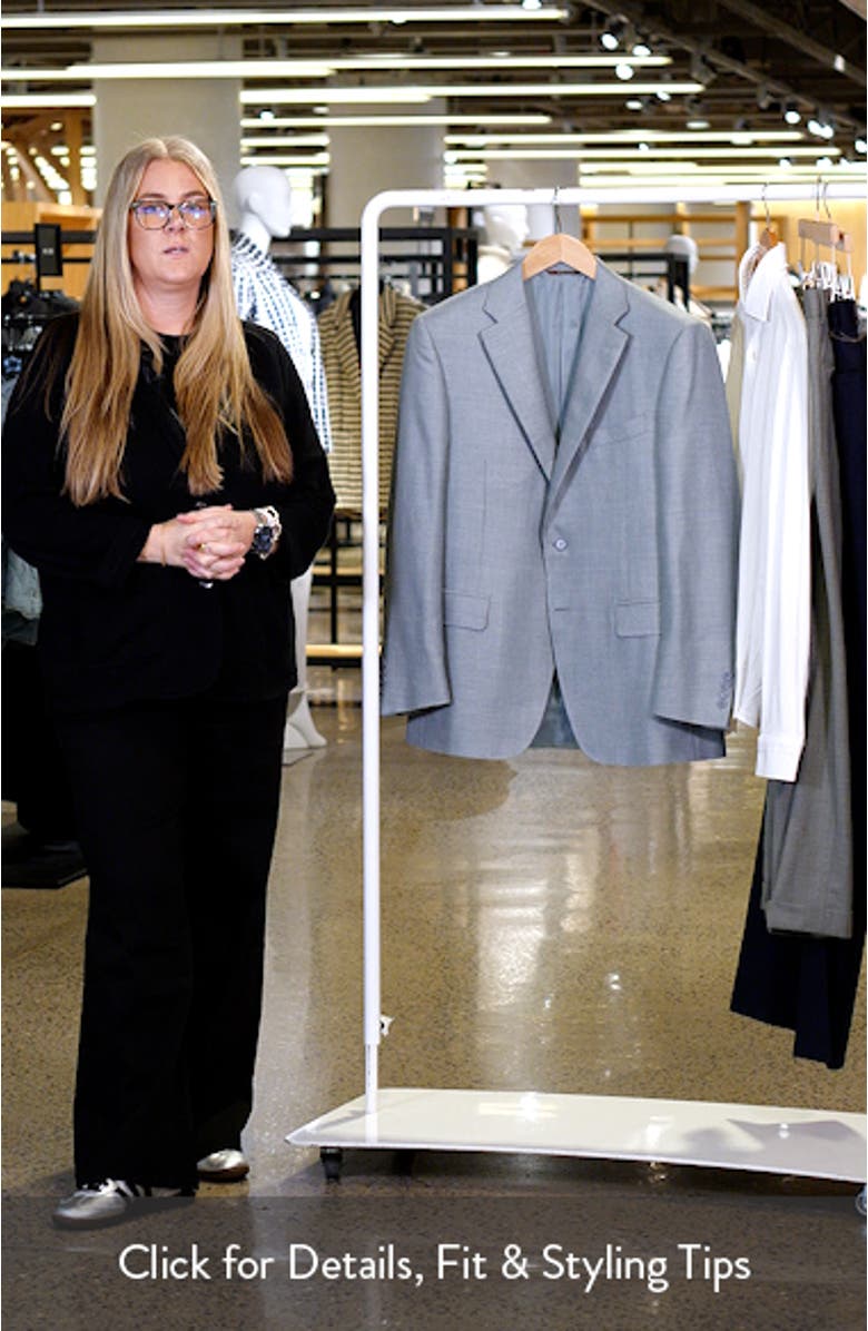 Siena Regular Fit Light Green Wool & Silk Blend Sport Coat, sales video thumbnail