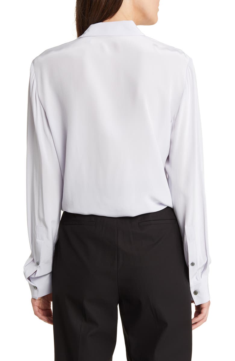 Theory Tie Waist Blouse, Alternate, color, Hydrangea - V4c