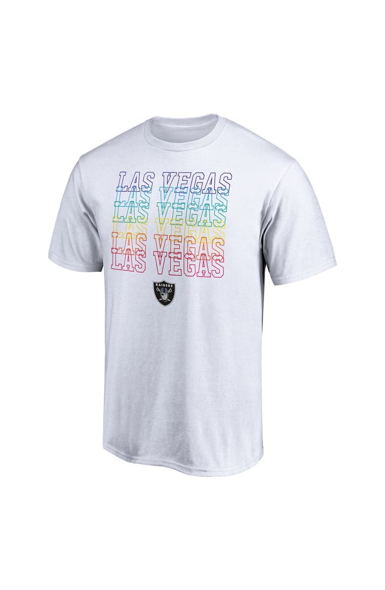 FANATICS Men's Fanatics Branded White Las Vegas Raiders City Pride T-Shirt, Alternate, color, White