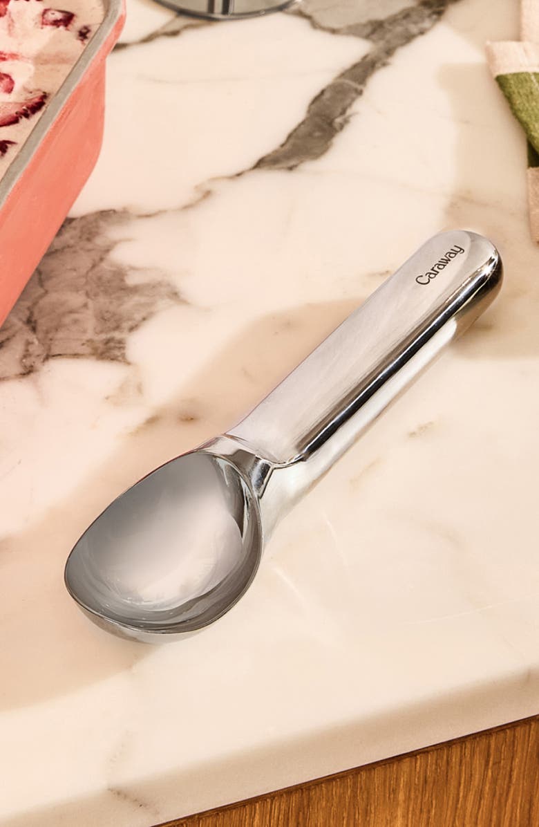 CARAWAY Ice Cream Scoop, Alternate, color, Silver