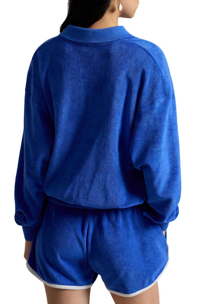 Polo Ralph Lauren Cotton Blend French Terry Sweatshirt, Alternate, color, Gala Blue