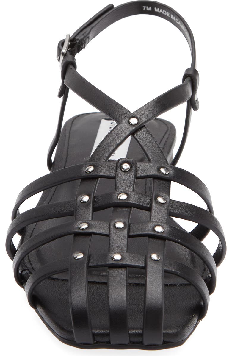 Steve Madden Riverr Slingback Sandal, Alternate, color, Black Leather