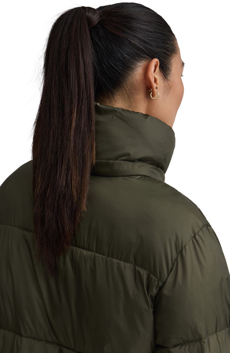 NVLT Cire Wonder Puffer Coat, Alternate, color, Olive Metallic