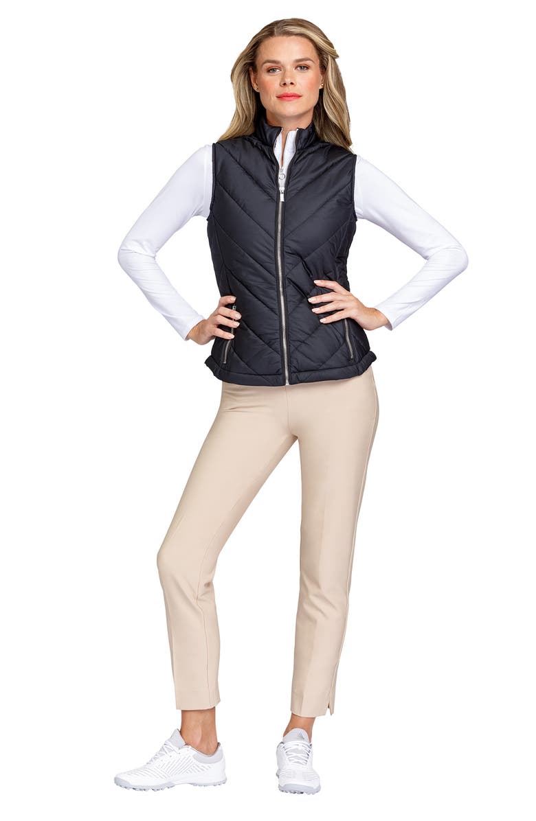 Tail Sonny Quilted Golf Vest, Alternate, color, Onyx