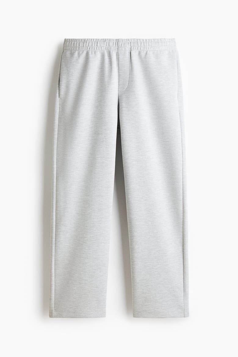 Relaxed-fit Interlock Sweatpants, Alternate, color, Light gray melange