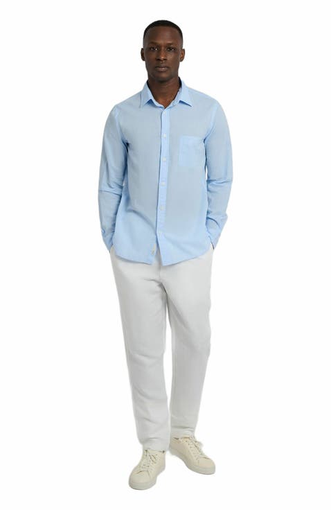 Garment Dye Cotton Voile Shirt