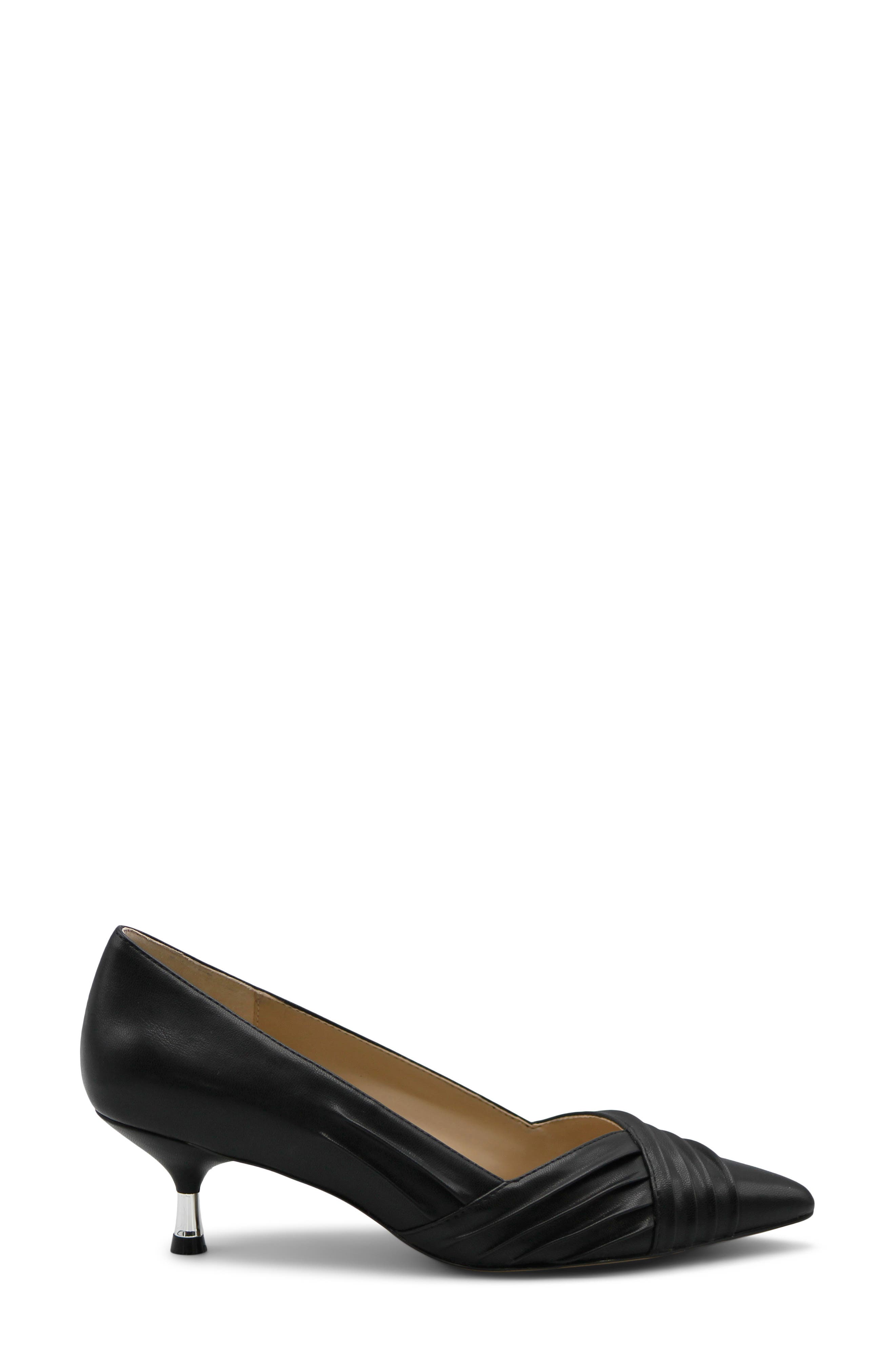 Adrienne Vittadini Sapient Pleated Kitten Heel Pump, Alternate, color, 