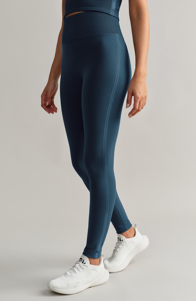 Rhone Embrace Seamless Leggings, Alternate, color, Blue Orion
