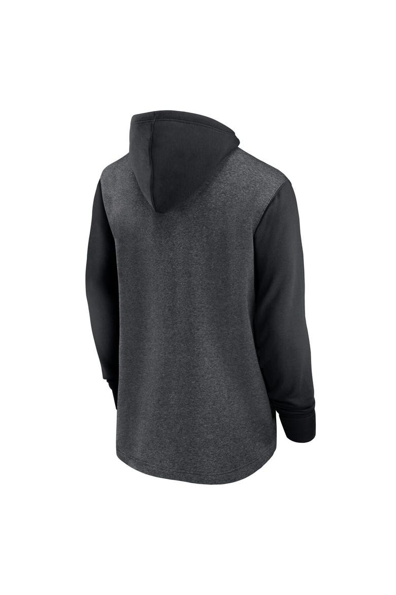 Men's Nike Heathered Charcoal/Black Arizona Cardinals Surrey Legacy Pullover Hoodie, Alternate, color, Heather Charcoal