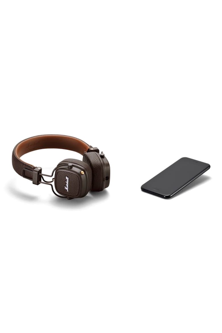 Major III Bluetooth® On-Ear Headphones, Alternate, color, BROWN
